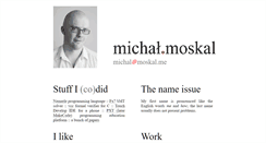 Desktop Screenshot of moskal.me